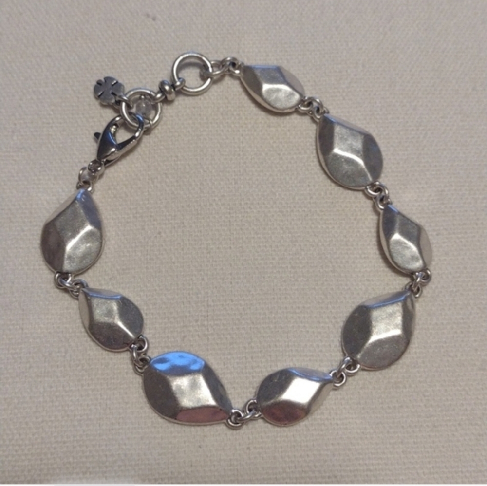LUCKY BRAND Silver Link Geometric Bracelet - Women's Jewelry